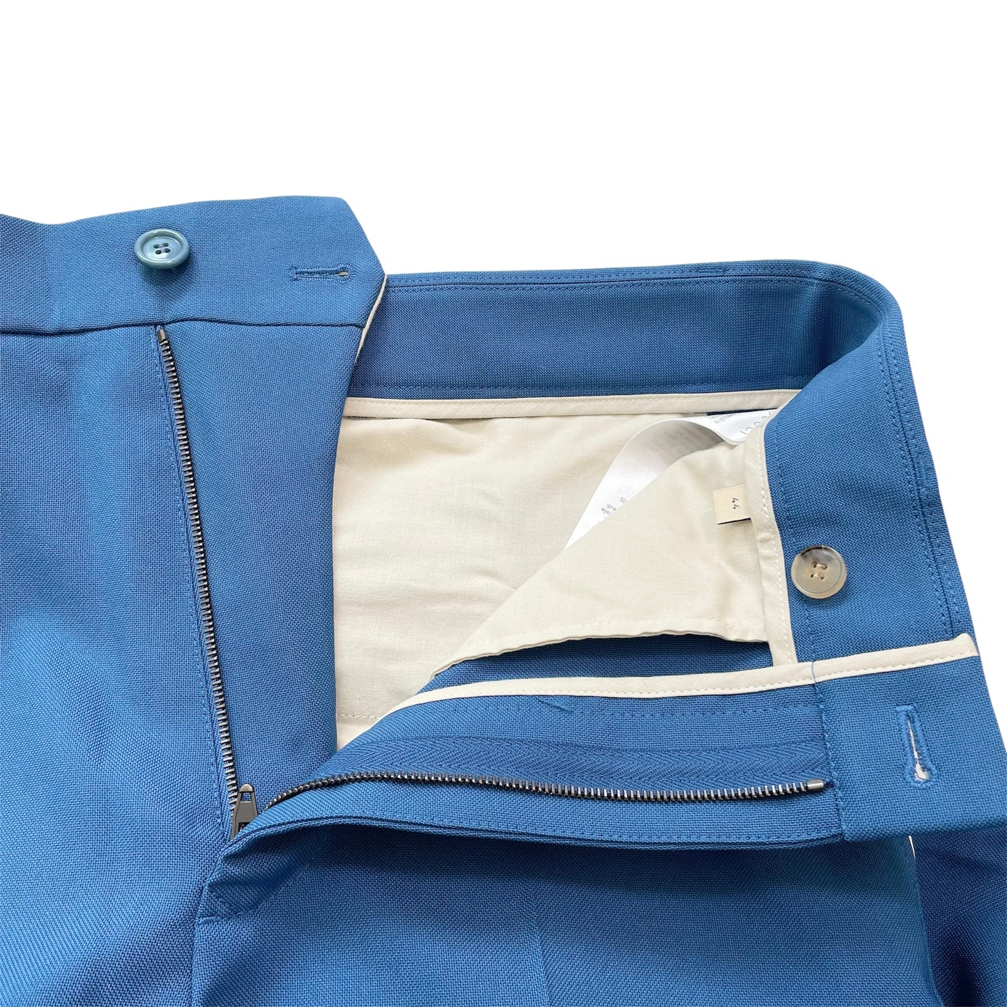 GUCCI グッチ パンツ 44 ノータック シングルパンツ スラックス ボトムス 751787 メンズ 青 ブルー新品未使用