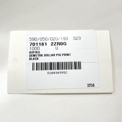 GUCCI グッチ AirTag ケース 保護 カバー エアタグ ペット 愛犬 首輪 ロゴ シンプル 黒 ブラック 新品未使用