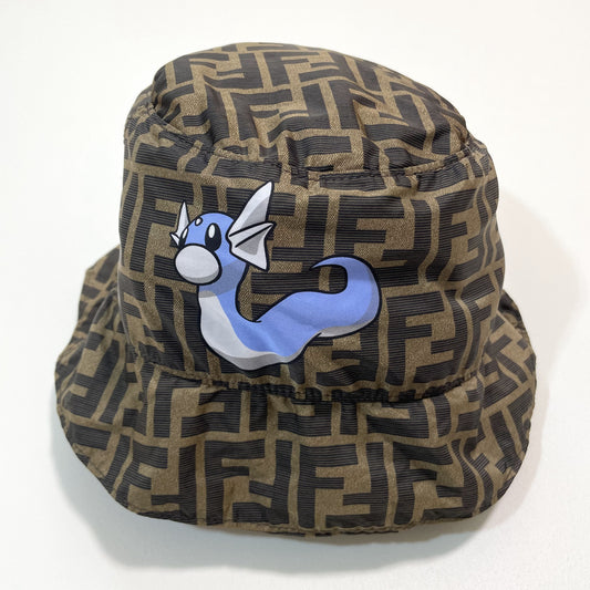 FENDI FRAGMENT Pokemon フェンディ フラグメント ポケモン コラボ バケットハット 帽子 M L 新品未使用