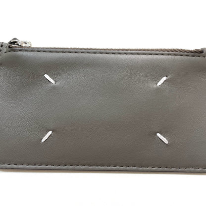 Maison Margiela メゾンマルジェラ カードケース 小銭入れ コインケース シンプル レザグレー 新品未使用