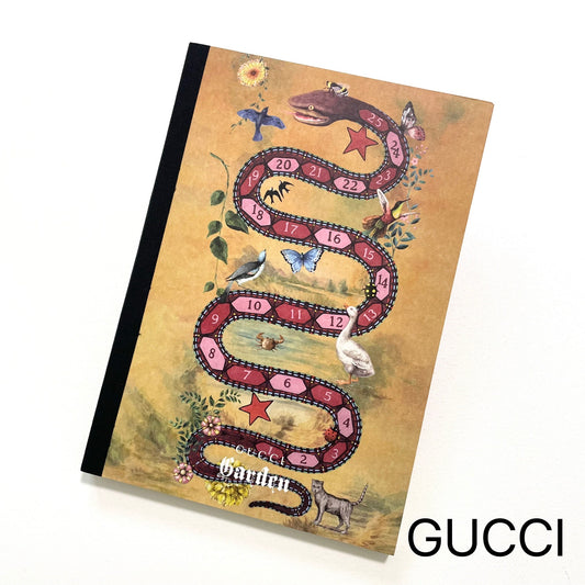 GUCCI グッチ Garden ガーデン ノート ノートブック ビッグノートブック 蛇 ヘビ スネーク 動物 無地 新品未使用