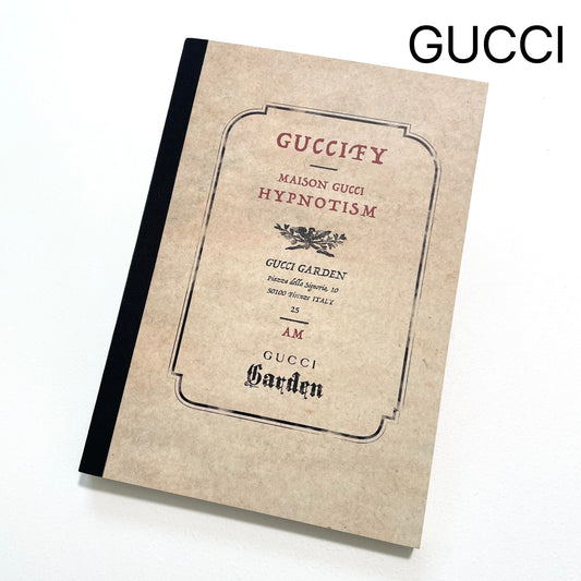 GUCCI グッチ Garden ガーデン ノート ノートブック ビッグノートブック ロゴ シンプル アイボリー 無地 新品未使用