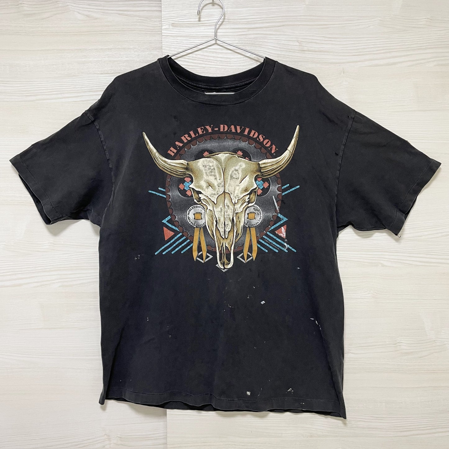 ハーレーダビッドソン Tシャツ XL 半袖 古着 両面プリント 90s USA