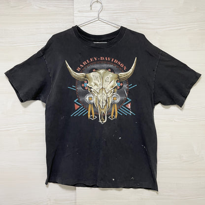 ハーレーダビッドソン Tシャツ XL 半袖 古着 両面プリント 90s USA