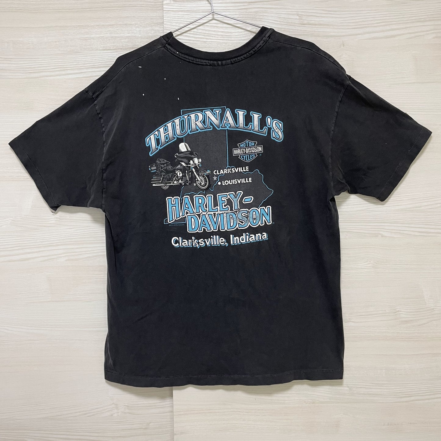 ハーレーダビッドソン Tシャツ XL 半袖 古着 両面プリント 90s USA