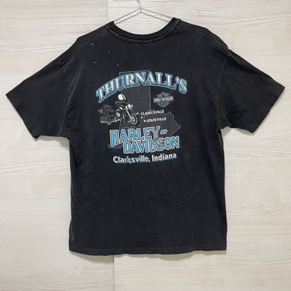 ハーレーダビッドソン Tシャツ XL 半袖 古着 両面プリント 90s USA