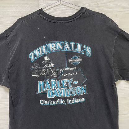 ハーレーダビッドソン Tシャツ XL 半袖 古着 両面プリント 90s USA