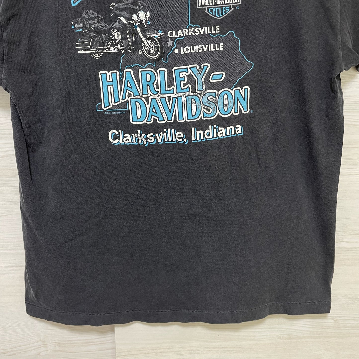 ハーレーダビッドソン Tシャツ XL 半袖 古着 両面プリント 90s USA