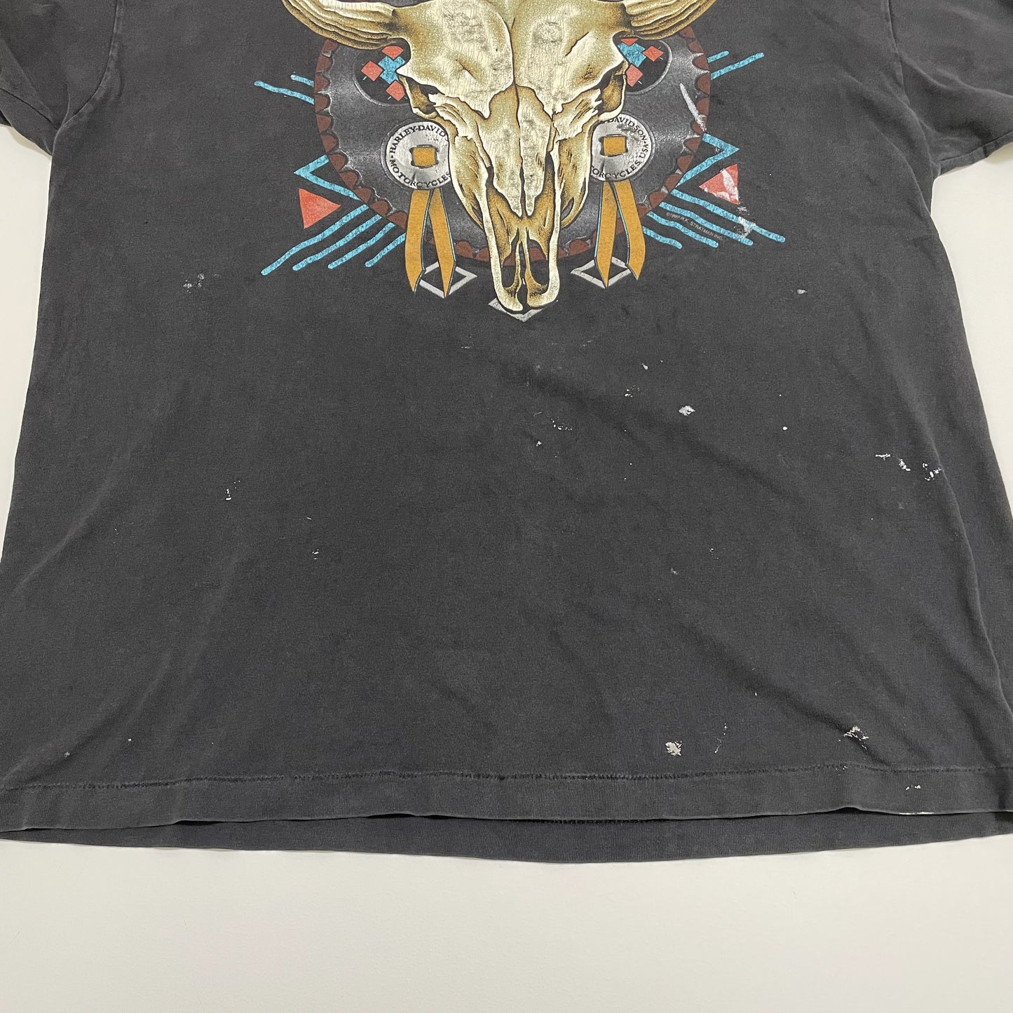 ハーレーダビッドソン Tシャツ XL 半袖 古着 両面プリント 90s USA