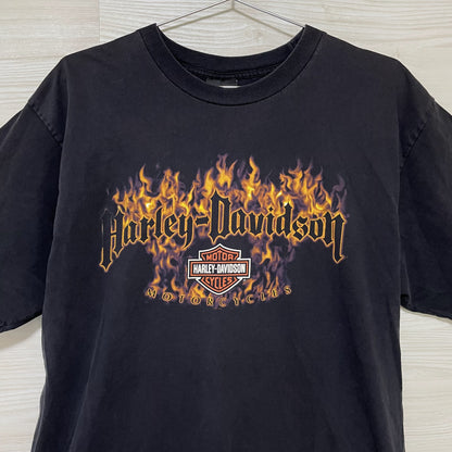 ハーレーダビッドソン Tシャツ XL 古着 両面プリント 90s 00s USA