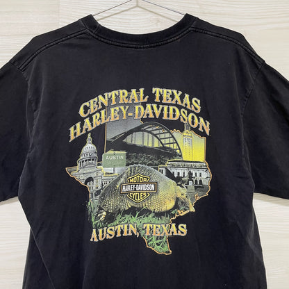 ハーレーダビッドソン Tシャツ XL 古着 両面プリント 90s 00s USA