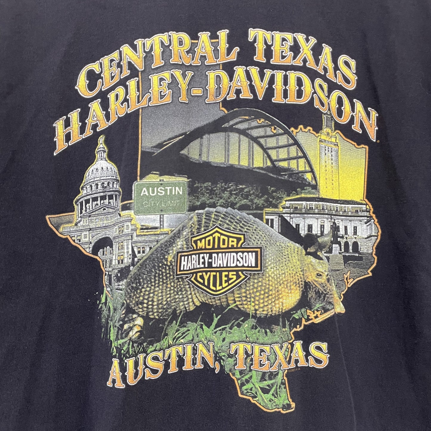 ハーレーダビッドソン Tシャツ XL 古着 両面プリント 90s 00s USA