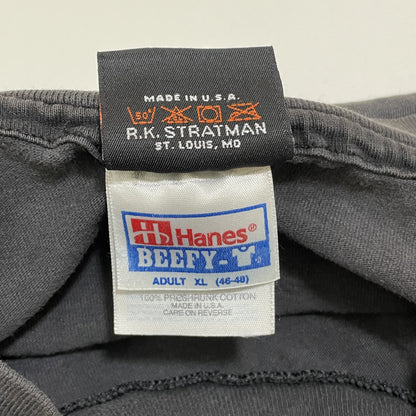 ハーレーダビッドソン Tシャツ XL 古着 両面プリント 90s USA 黒