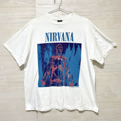 ニルヴァーナ Tシャツ XL 古着 バンドT 希少 当時物 90s USA 白