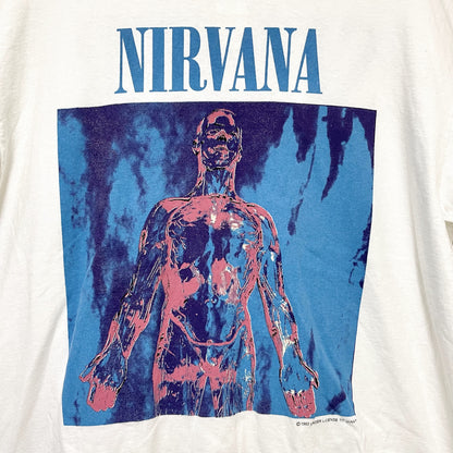 ニルヴァーナ Tシャツ XL 古着 バンドT 希少 当時物 90s USA 白
