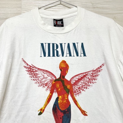 ニルヴァーナ Tシャツ XL 古着 バンドT 希少 当時物 90s USA 白