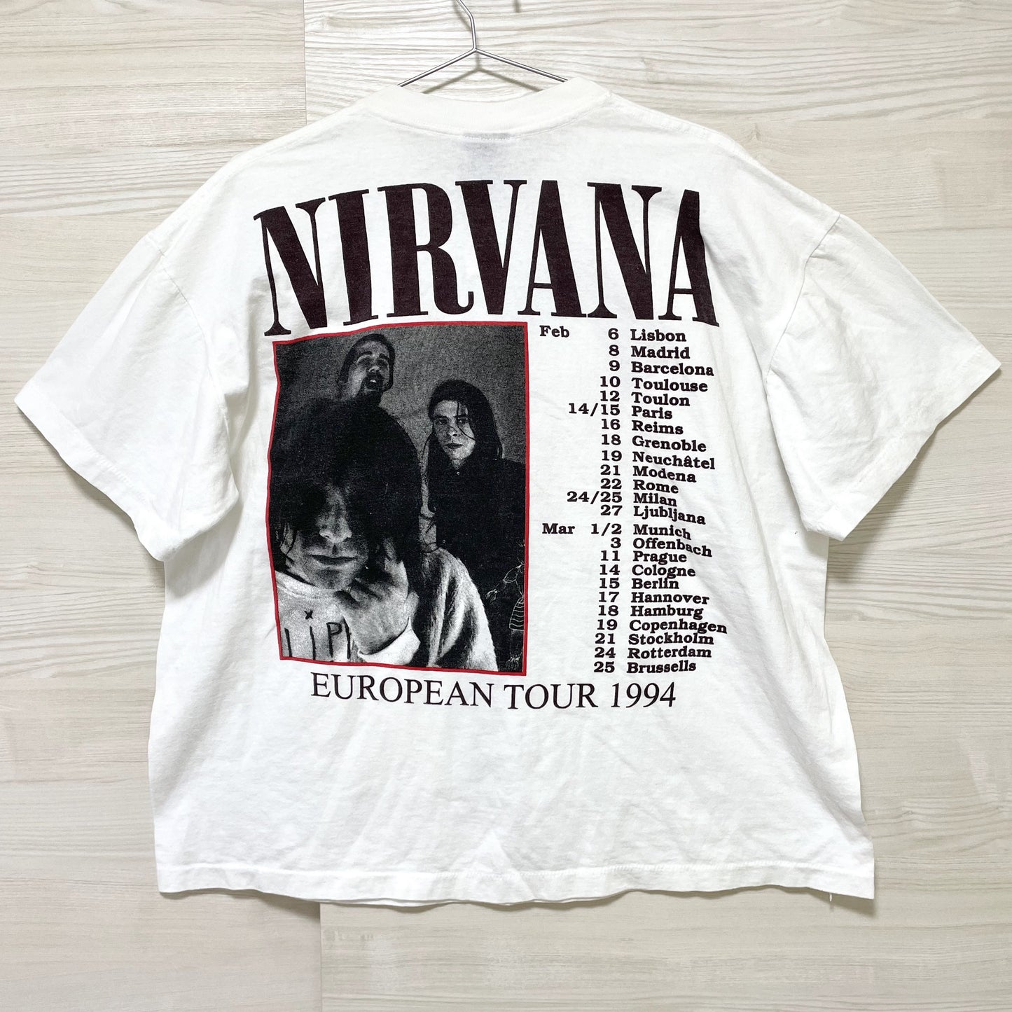 ニルヴァーナ Tシャツ XL 古着 バンドT 希少 当時物 90s USA 白