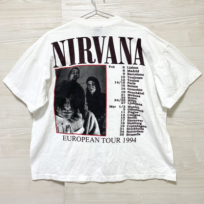 ニルヴァーナ Tシャツ XL 古着 バンドT 希少 当時物 90s USA 白