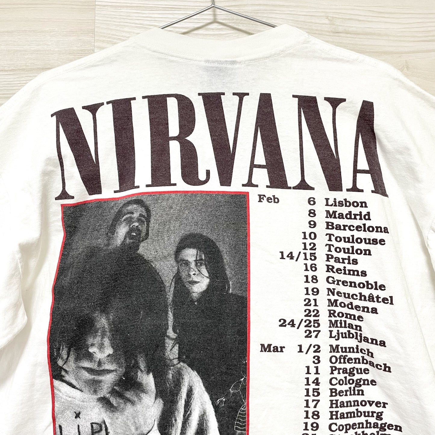 ニルヴァーナ Tシャツ XL 古着 バンドT 希少 当時物 90s USA 白