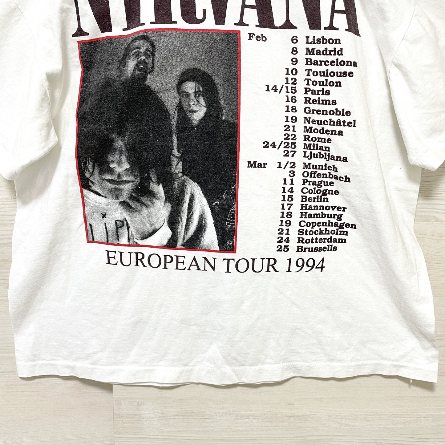 ニルヴァーナ Tシャツ XL 古着 バンドT 希少 当時物 90s USA 白