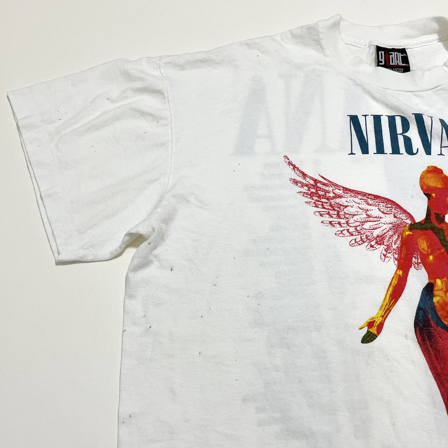 ニルヴァーナ Tシャツ XL 古着 バンドT 希少 当時物 90s USA 白