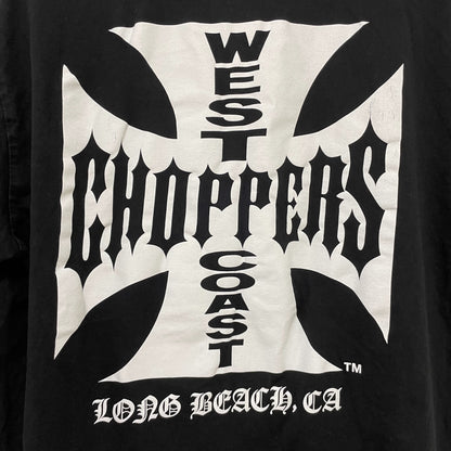 WEST COAST CHOPPERS Tシャツ XL 古着 両面プリント 黒