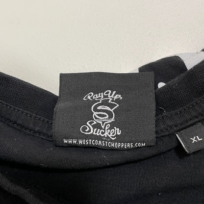WEST COAST CHOPPERS Tシャツ XL 古着 両面プリント 黒