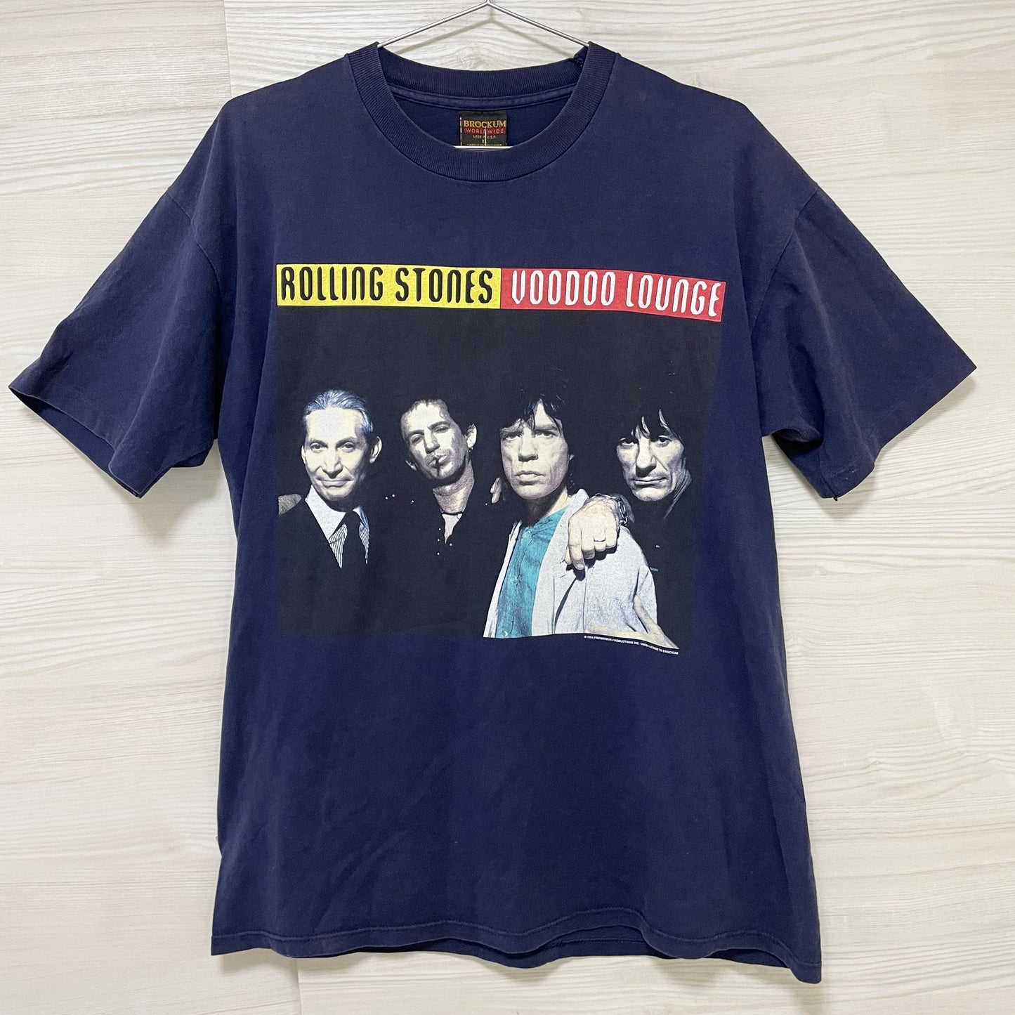 ローリングストーンズ Tシャツ XL 古着 両面プリント 当時物 90s 紺