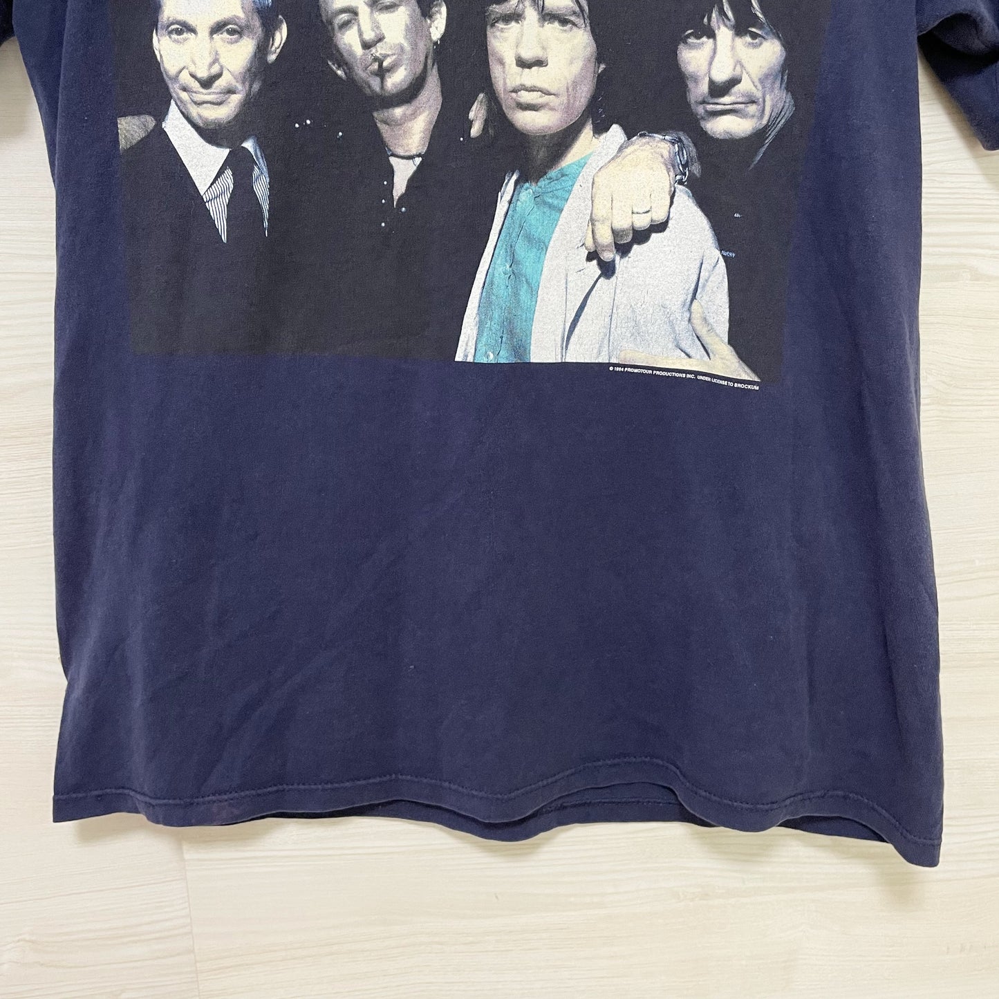 ローリングストーンズ Tシャツ XL 古着 両面プリント 当時物 90s 紺