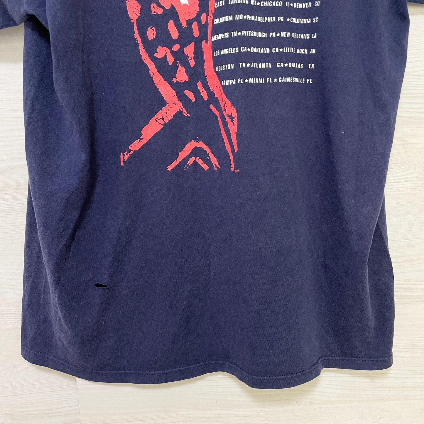 ローリングストーンズ Tシャツ XL 古着 両面プリント 当時物 90s 紺