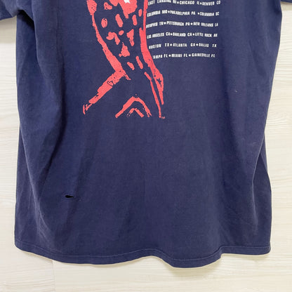 ローリングストーンズ Tシャツ XL 古着 両面プリント 当時物 90s 紺