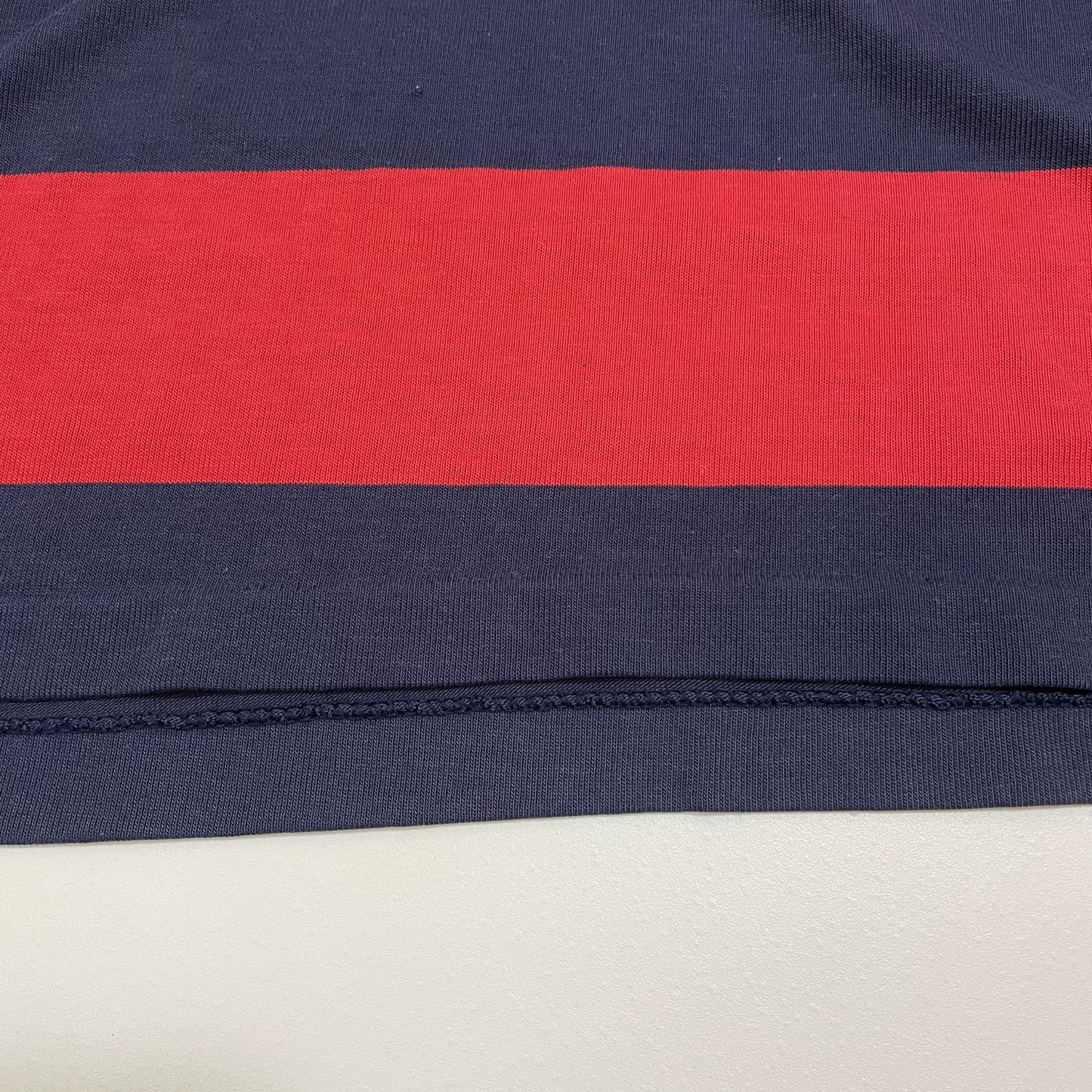 adidas ラガーシャツ M 古着 半袖 80s ヴィンテージ USA 紺 赤