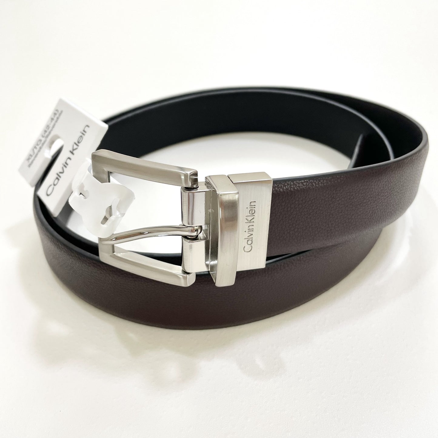 カルバンクライン ベルト XL リバーシブル メンズ ロゴ CK シンプル 黒
