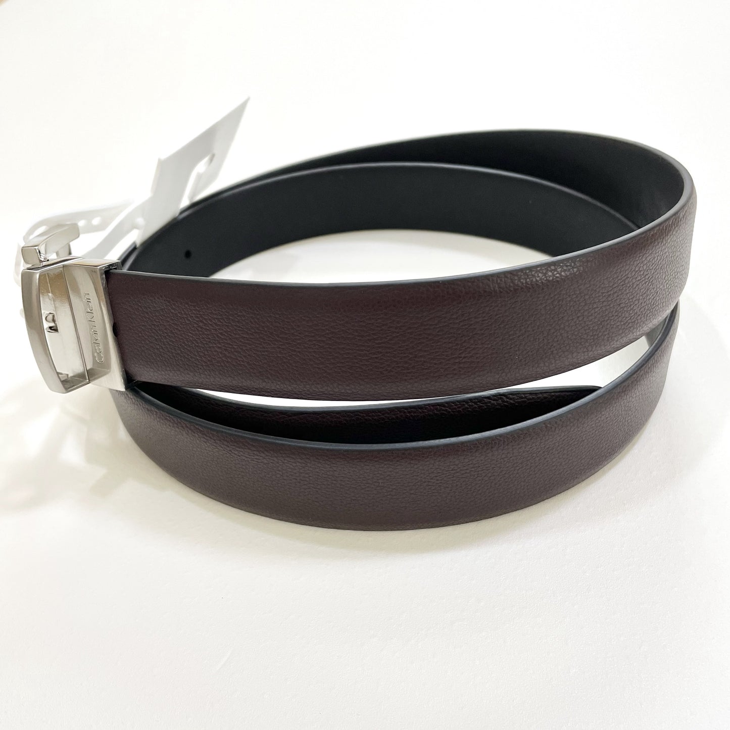 カルバンクライン ベルト XL リバーシブル メンズ ロゴ CK シンプル 黒