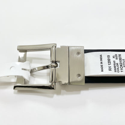 カルバンクライン ベルト XL リバーシブル メンズ ロゴ CK シンプル 黒