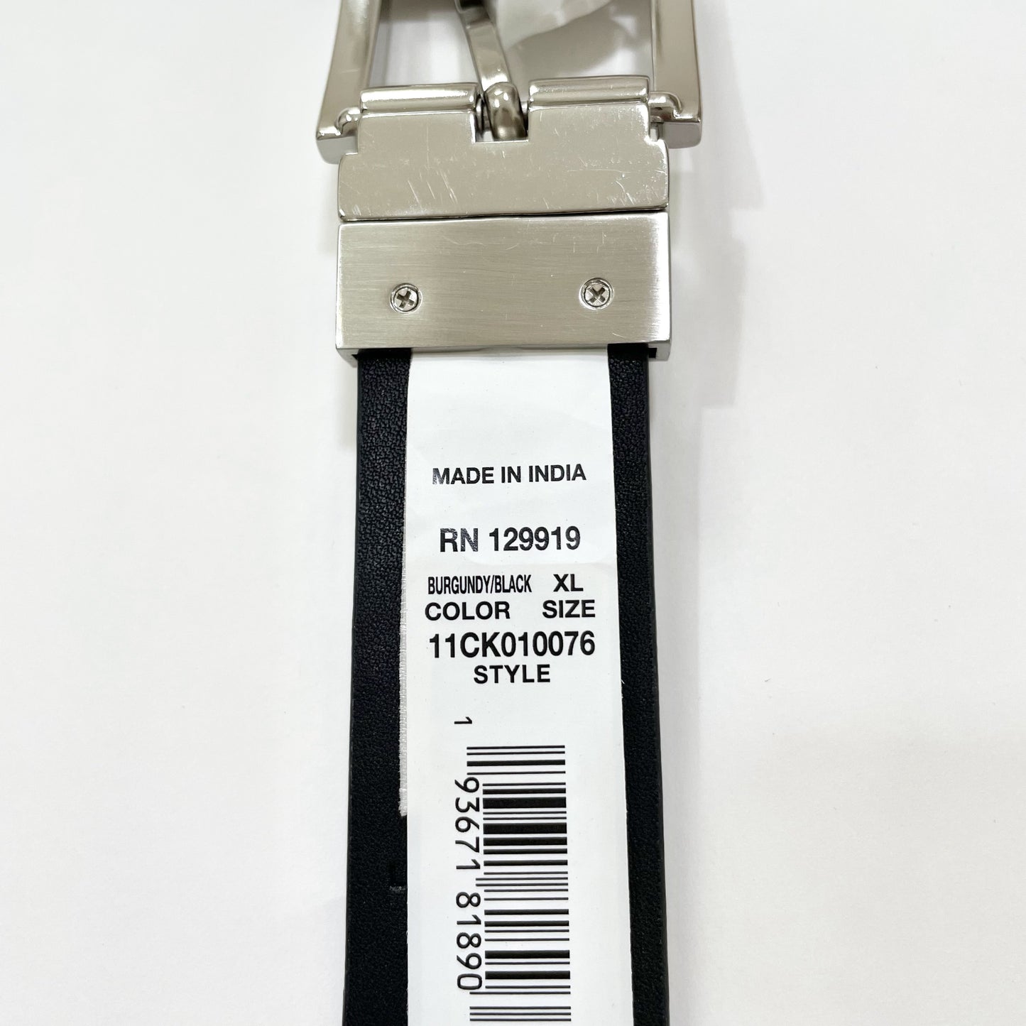カルバンクライン ベルト XL リバーシブル メンズ ロゴ CK シンプル 黒