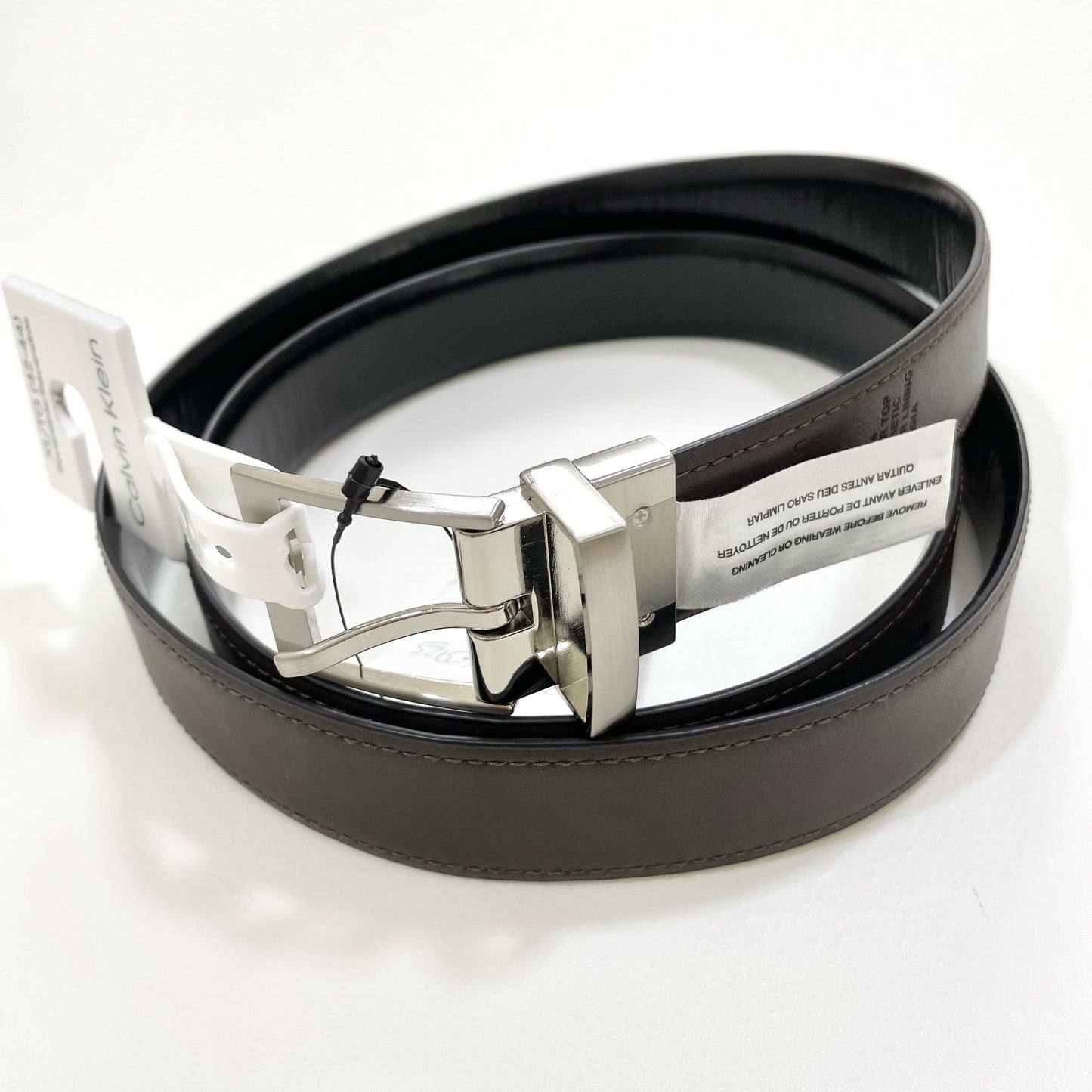 カルバンクライン ベルト XL リバーシブル メンズ ロゴ CK シンプル 黒