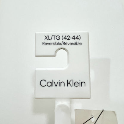 カルバンクライン ベルト XL リバーシブル メンズ ロゴ CK シンプル 黒