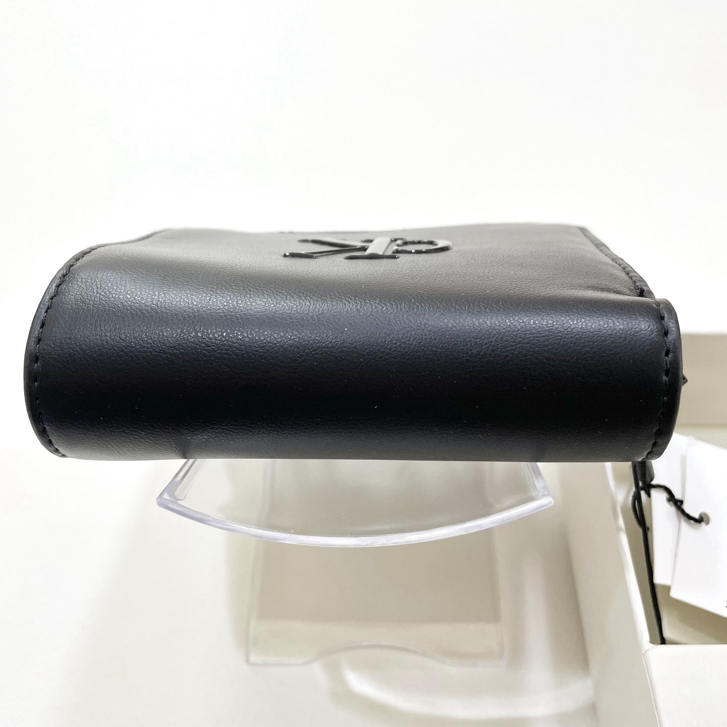 カルバンクライン 財布 二つ折り ウォレット レディース ロゴ シンプル 黒