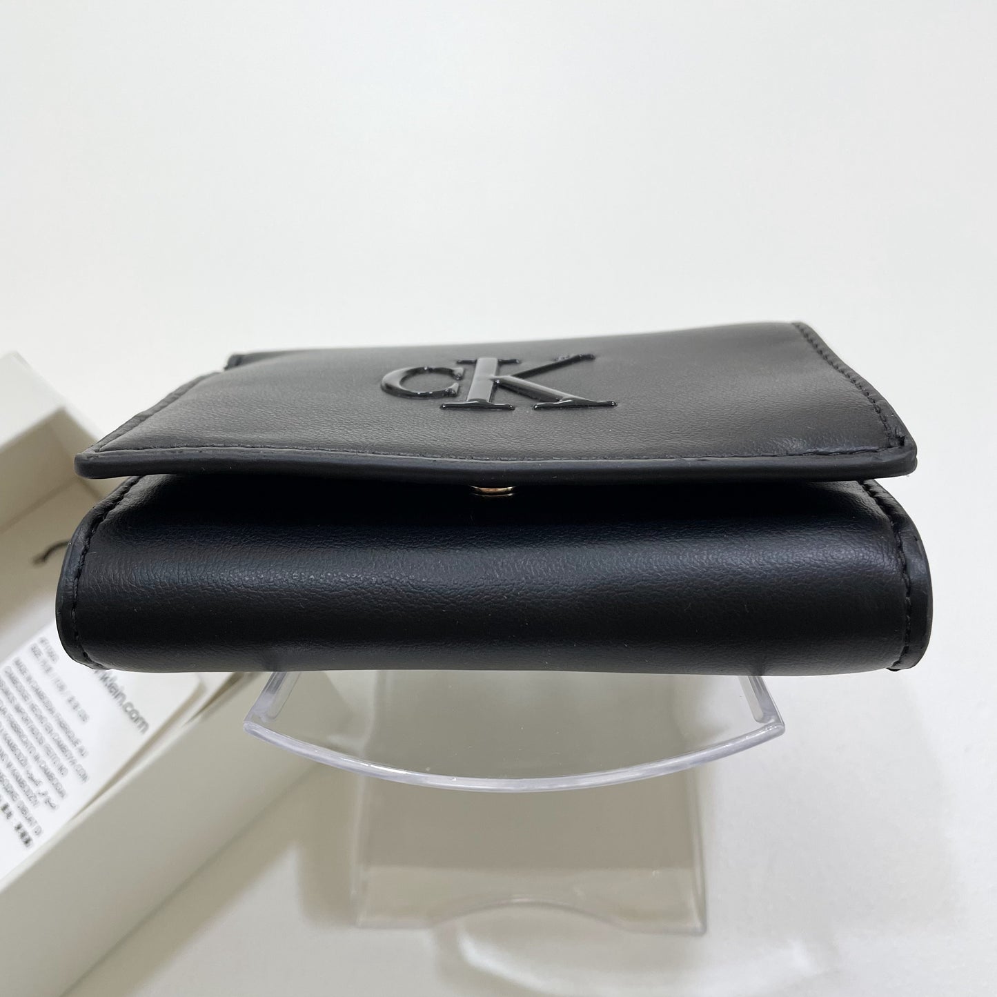 カルバンクライン 財布 二つ折り ウォレット レディース ロゴ シンプル 黒