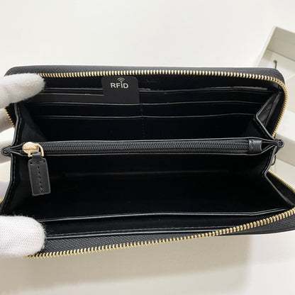 カルバンクライン 財布 長財布 ウォレット レディース ロゴ シンプル 黒