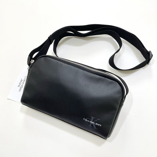 カルバンクラインジーンズ ショルダーバッグ 斜め掛け メンズ レディース 黒