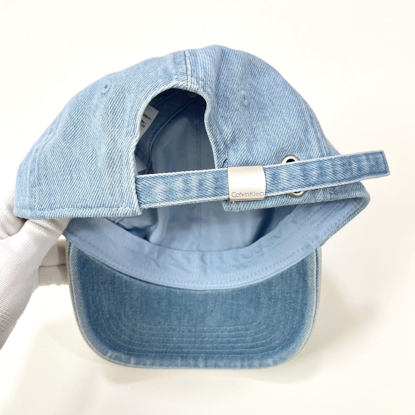 カルバンクライン ベースボールキャップ デニム ロゴ 刺繍 レディース コットン