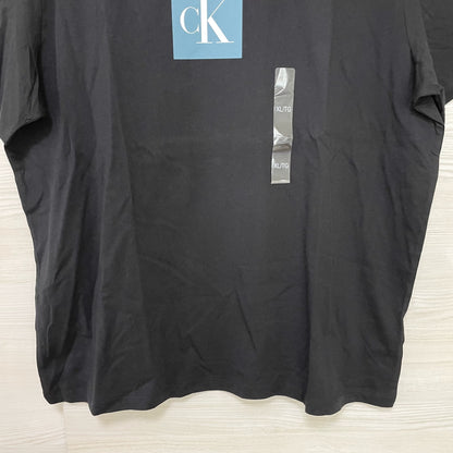 カルバンクラインジーンズ Tシャツ XL 半袖 ロゴ プリント CK 綿 黒
