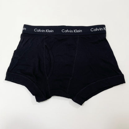 カルバンクライン ボクサーパンツ S ロゴ 下着 メンズ コットン 黒 ブラック
