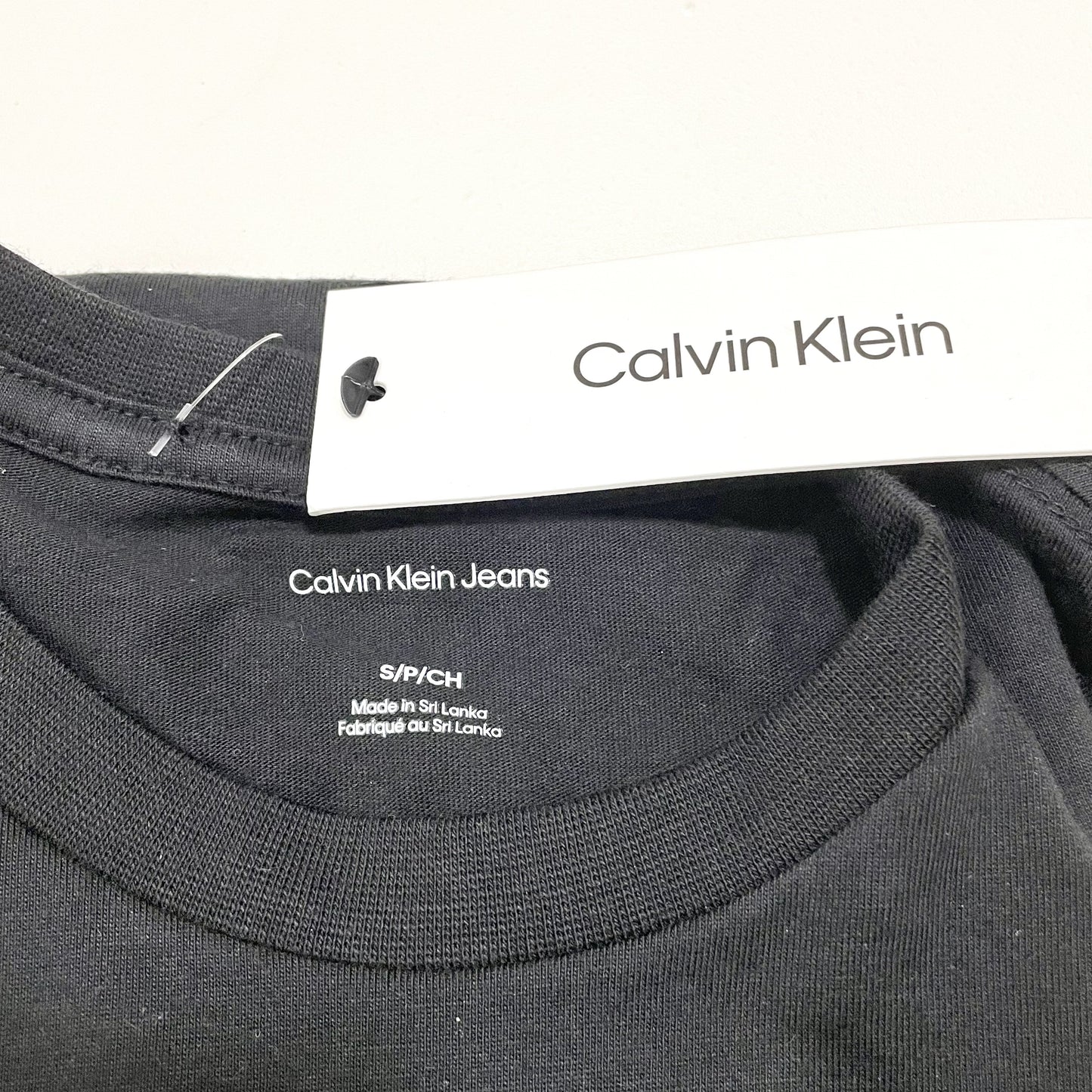 カルバンクラインジーンズ Tシャツ S 半袖 ロゴ メンズ レディース 綿 黒