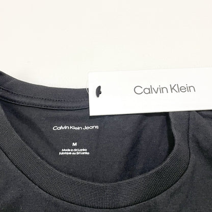 カルバンクラインジーンズ Tシャツ S 半袖 ロゴ メンズ レディース 綿 黒
