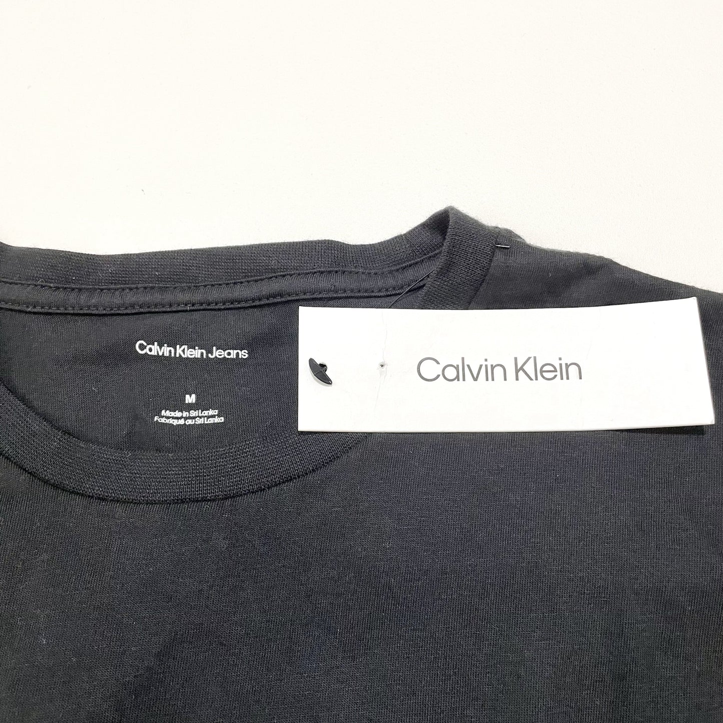 カルバンクラインジーンズ Tシャツ M 半袖 ロゴ メンズ レディース 綿 黒