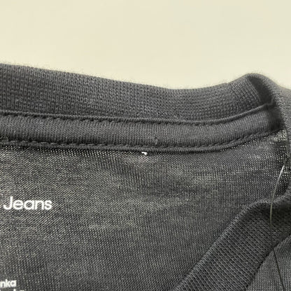 カルバンクラインジーンズ Tシャツ M 半袖 ロゴ メンズ レディース 綿 黒