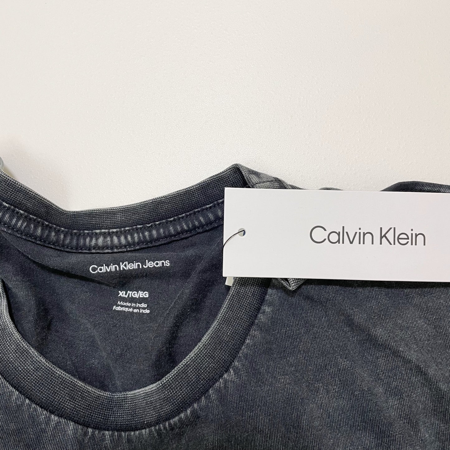 カルバンクラインジーンズ Tシャツ L 半袖 ロゴ メンズ レディース 綿 黒